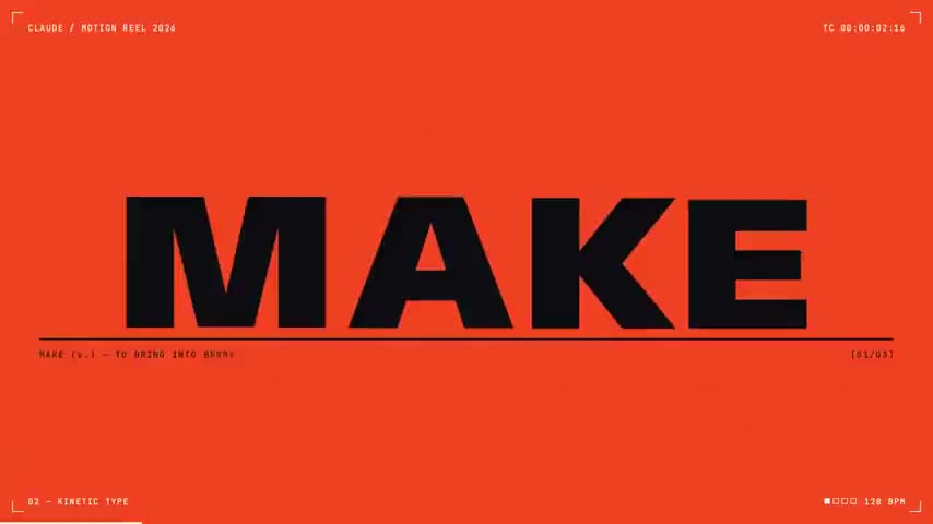 A motion designer's showreel, 15 seconds