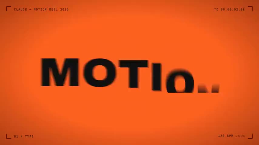 A motion designer's showreel, 15 seconds