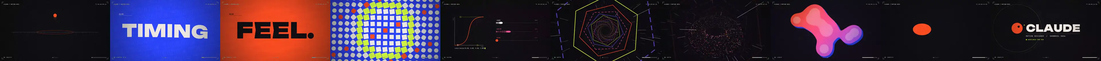 A 15-second motion showreel