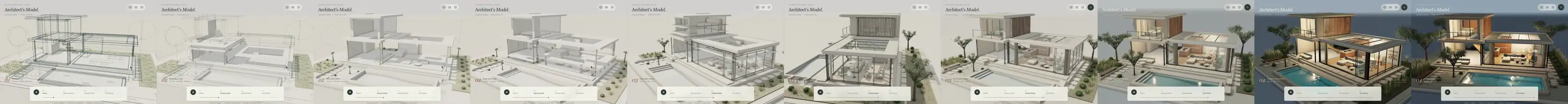 From sketch to home: a house drawn in four stages