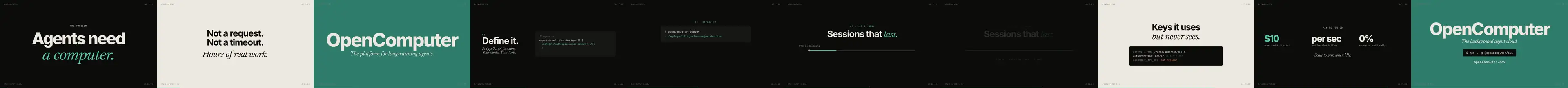 A video from an agent template